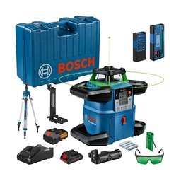 Bosch - GRL 650 CHVG - Nivela laser rotativa, 70 m, +/-3 mm/m, 600 rot/min, receptor, trepied, proiectie verticala, valiza plastic