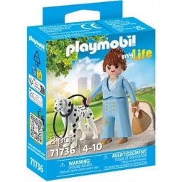 Playmobil: Femeie în albastru și dalmațian