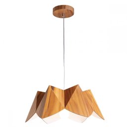 Pendul Physalis QN-PHYSALIS-P-M-TEAK, 1xE27, D46cm, lemn de tec