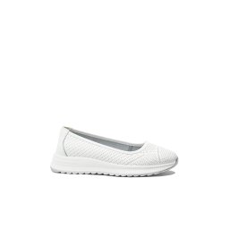 Pantofi casual damă Gallop, albi din piele naturală cu model FNX98821-40 EU