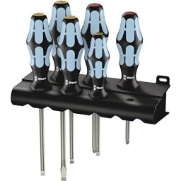 Wera 3334/6 Rack - Screwdriver set, stainless steel