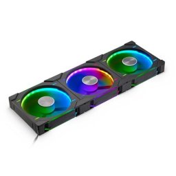 PH-F140D30_DRGB_PWM_BK01_3P, 3 ventilatoare de 10 mm, 1800, Negru