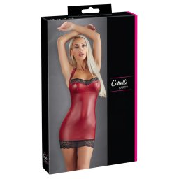 Cottelli - rochie mini lucioasă (roșie)