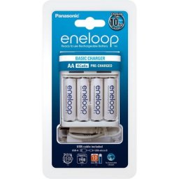 Panasonic Loader BQ-CC61 USB-in + Eneloop R6/AA 1900mAh, 4 Pcs.