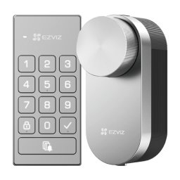 Incuietoare inteligenta cu tastatura multifunctionala, inchidere automata, alerta usa deschisa - EZVIZ CS-DL01/DL01CP