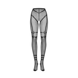 Obsessive Dresuri Plasa Negre cu Deschidere intre Picioare S123 Small-Large Seductie Striata Senzuala