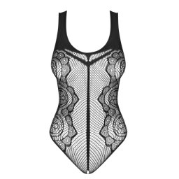 Obsessive Body din Plasa cu Ornamente Brodate B335 Small-Large