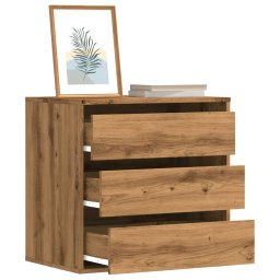 Dulap colt sertare stejar artizanal 60x41x58 cm lemn prelucrat GartenMobel Dekor