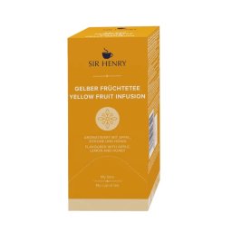 Sir Henry Yellow Fruit Infusion ceai 25 plic
