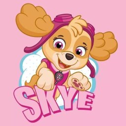 Paw Patrol: Skye prosop magic, bumbac - 30 x 30 cm