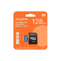 Card de memorie microSDXC UHS-I Clasa 10 128GB Adata, cu adaptor SD