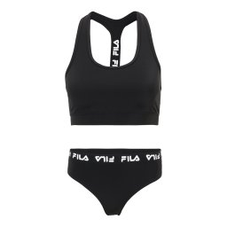 FILA Costum de baie două piese 'SORANO ' negru / alb
