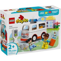 LEGO® DUPLO 10447 - Ambulanta si sofer