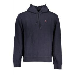 Napapijri Hanorac BALIS barbati, cu mini logo brodat, Regular fit, Bleumarin (Marime: M)