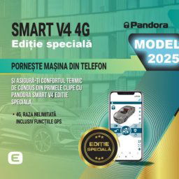 Kit pornire motor Audi A4 B7 2001-2007, aplicatie telefon 4G, (montaj inclus) - Pandora Smart v4 ES(fara tag) CarStore Technology