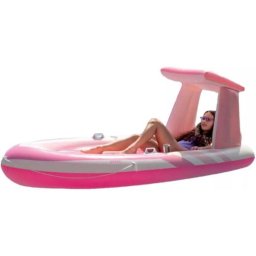 Intex: saltea gonflabilă în formă de barcă - roz 244 - 119 x 97 cm