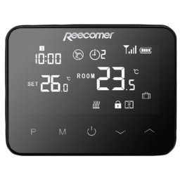 RESITGILAT Termostat de ambient inteligent Smart WT-20, WI-FI, Control Internet , Pentru Centrala Termica, RF Wireless, Reecomer