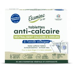 Tablete anticalcar masina de spalat rufe si vase, fara parfum Etamine