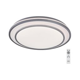 Rabalux 2131 - Plafonieră LED dimabilă LUPITA LED/40W/230V argintie + telecomandă