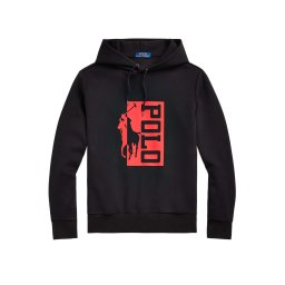 POLO RALPH LAUREN Futer Lspohoodm2-Long Sleeve-Sweatshirt 710909595001 001 black