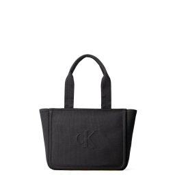 CALVIN KLEIN Geantă Summer Canvas Tote LV04K3098G UB1 na black