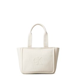 CALVIN KLEIN Geantă Summer Canvas Tote LV04K3098G V07 natural canvas