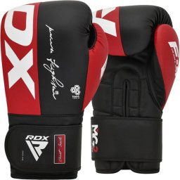 RDX Sports Mănuși de box F4 HOOK & LOOP Red 12 OZ