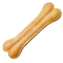 Os presat 4 Dog, recompensa din piele presata pentru caini, 15 cm