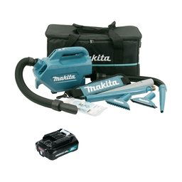 Makita - CL121DWA - Aspirator cu 1 acumulator, Li-Ion, 12 V, 2 Ah, 46 mbar