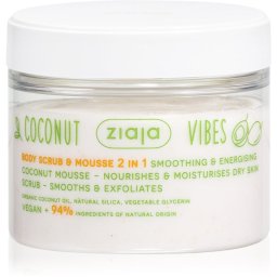 Ziaja Coconut Vibes exfoliant pentru corp cu efect de hidratare 270 ml
