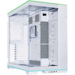 Carcasa Carcasa O11D EVO, RGB, Middle Tower, Tempered Glass, Fara sursa, Alb