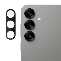 Folie Camera pentru Samsung Galaxy S25 Plus - Techsuit Full Camera Glass - Black