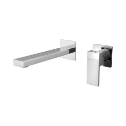 Baterie de lavoar pentru instalare ascunsă Sapho CUBEMIX crom lucios