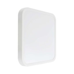 Plafonieră LED 24W, Cip SAMSUNG, 6500K, Pătrată, Ramă Albă, IP44