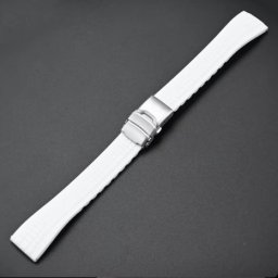 Curea silicon LT7 albă 22mm telescop QR
