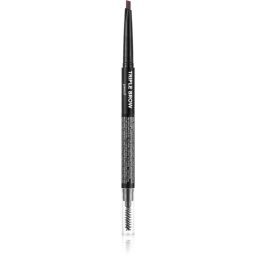 flormar Triple Brow Pencil creion pentru sprancene 3 in 1 culoare 002 Auburn 0.75 g