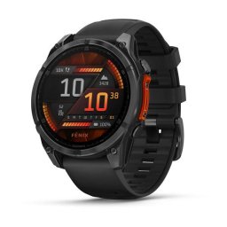 Smartwatch Fenix 8 47 mm AMOLED Slate grey with Black silicone band
