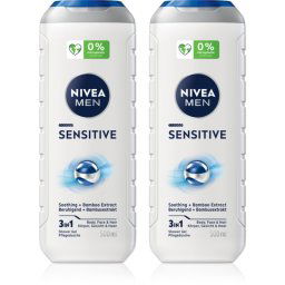 NIVEA MEN Sensitive gel de dus pentru corp si par ambalaj economic