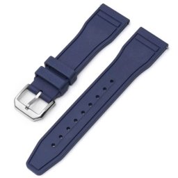 Curea cauciuc FKM navy, pentru mărci de prestigiu, telescop QR 22mm