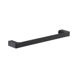 Suport de perete pentru prosoape Gedy PIRENEI 6,6x35 cm negru mat