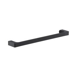 Suport de perete pentru prosoape Gedy PIRENEI 6,6x45 cm negru mat