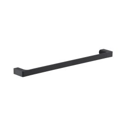 Suport de perete pentru prosoape Gedy PIRENEI 6,6x60 cm negru mat