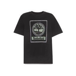 TIMBERLAND T-Shirt Front Seasonal Stack Logo TB0A6DHD0011 001 black