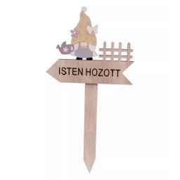 Decor - elf cu inscripția Bine ați venit în limba maghiară
