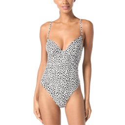 MICHAEL KORS Costum de baie U-Wire One Piece MM54115 100 white