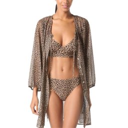 MICHAEL KORS Beachwear Cover Up Shirt MM54791 221 cafe