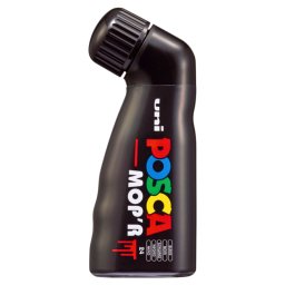 Marker UNI Posca Mop'r PCM22, varf rotund buretat, 3.0-19.0mm, negru