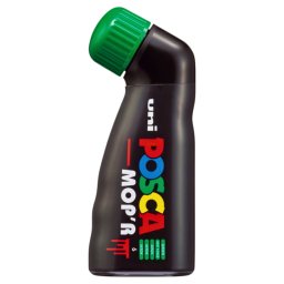 Marker UNI Posca Mop'r PCM22, varf rotund buretat, 3.0-19.0mm, verde