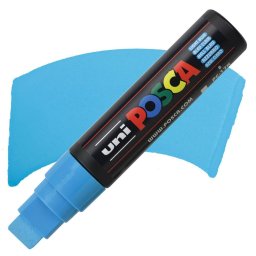 Marker UNI Posca PC-17K, varf tesit, 15.0mm, bleu