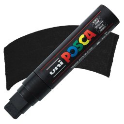 Marker UNI Posca PC-17K, varf tesit, 15.0mm, negru